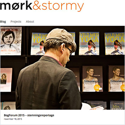 Nyrenoveret blog med fotoreportage fra BogForum